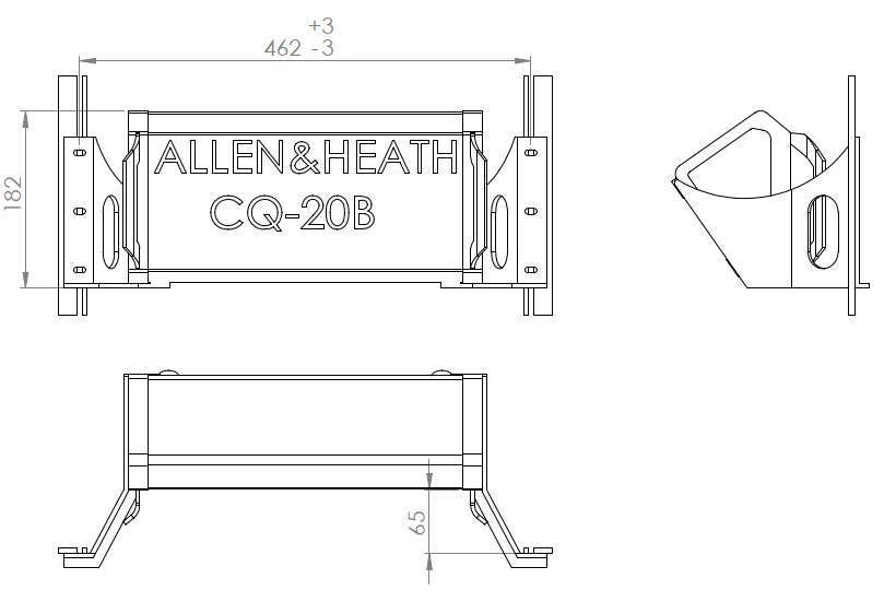 Rackmount do Allen & Heath CQ-20B Rack 19″ - Image 4