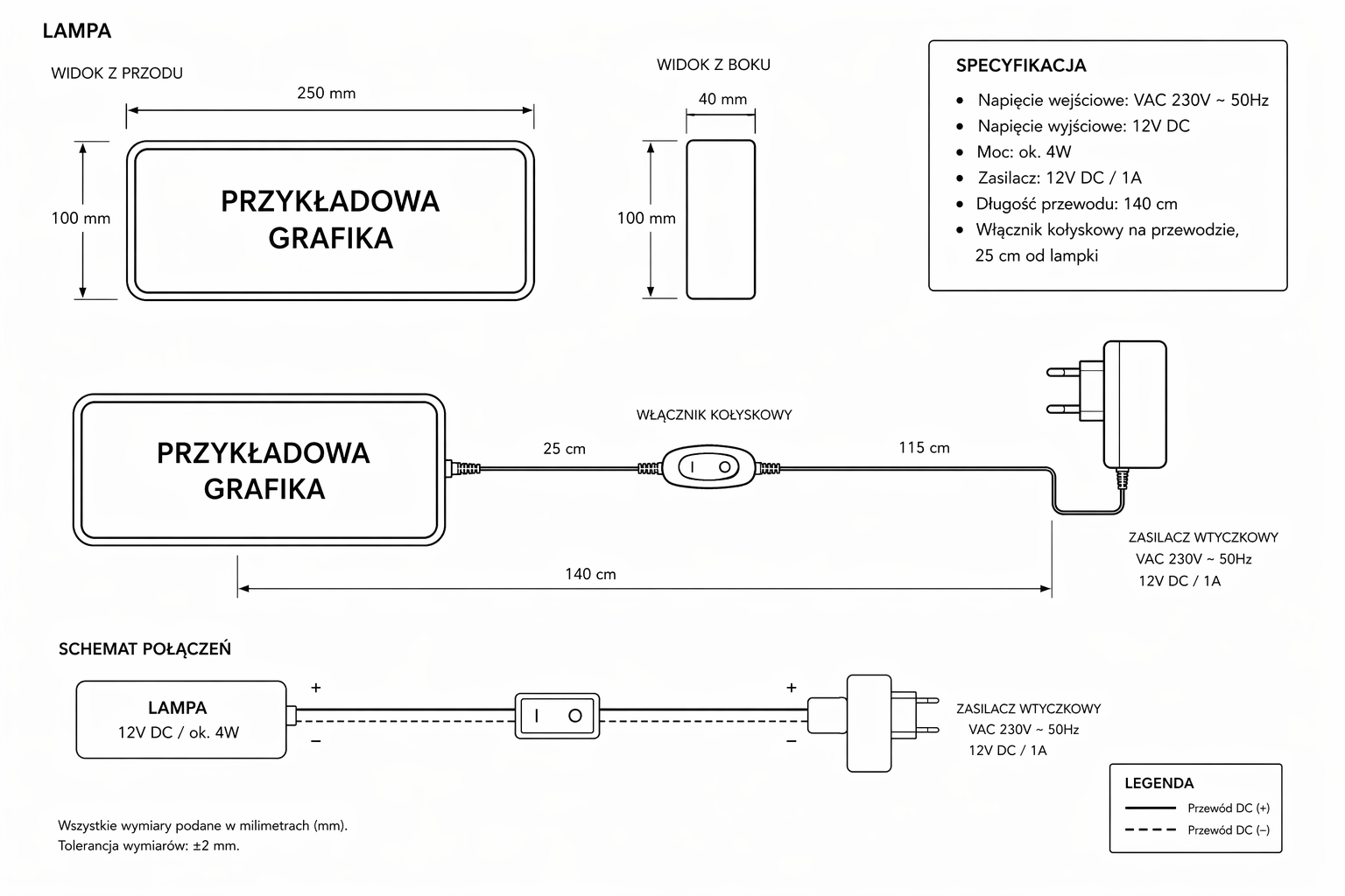 Dekoracyjna lampka LED - ON AIR 2 - 25cm - Image 5
