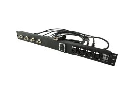 Krosownica rack 1U na zamówienie | XLR, BNC, etherCON i inne
