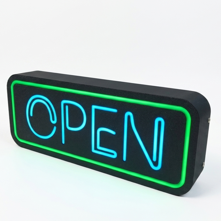 Dekoracyjna lampka LED - OPEN- 25cm znak - Image 2