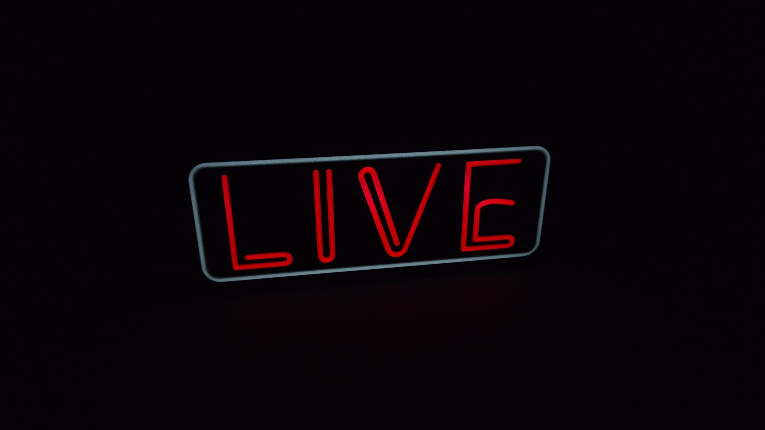 Dekoracyjna lampka LED - LIVE - 25cm znak - Image 4