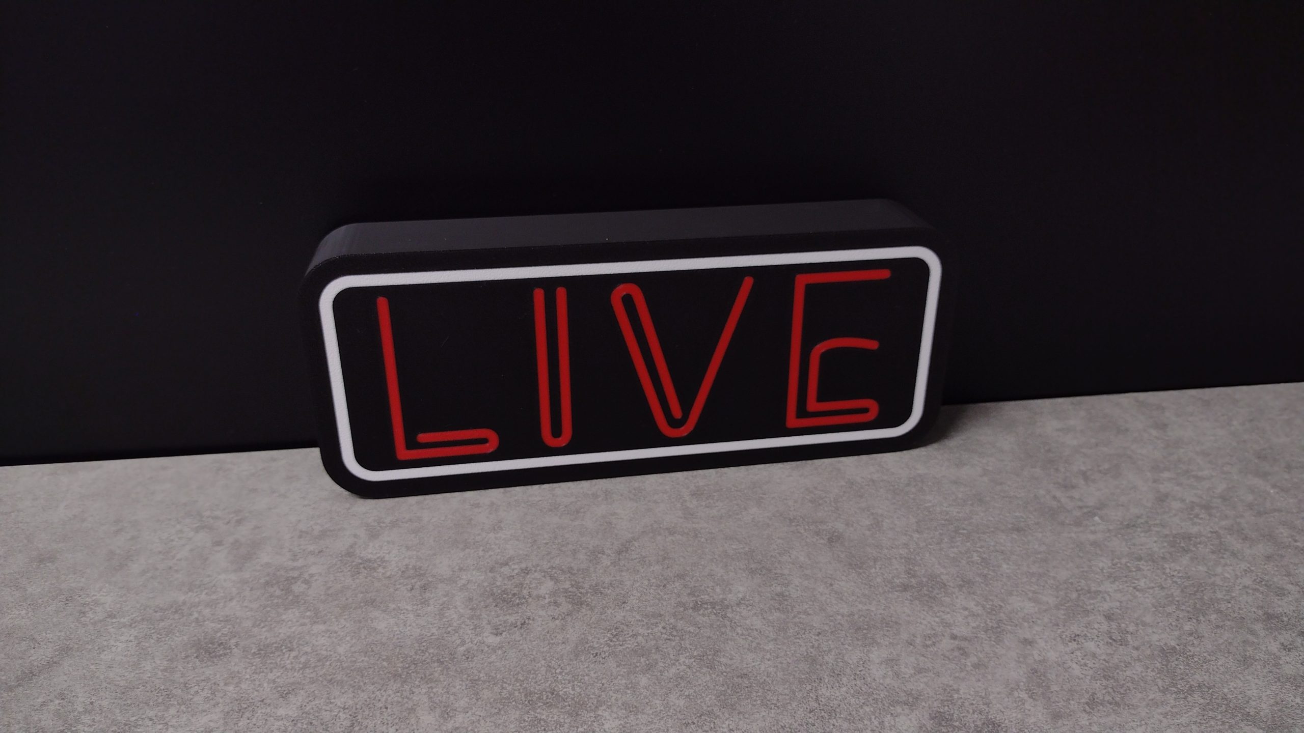 Dekoracyjna lampka LED - LIVE - 25cm znak - Image 9